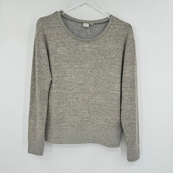 Gap pullover sweater crew gold silver metallic shimmer lurex size small NEW - Picture 1 of 7